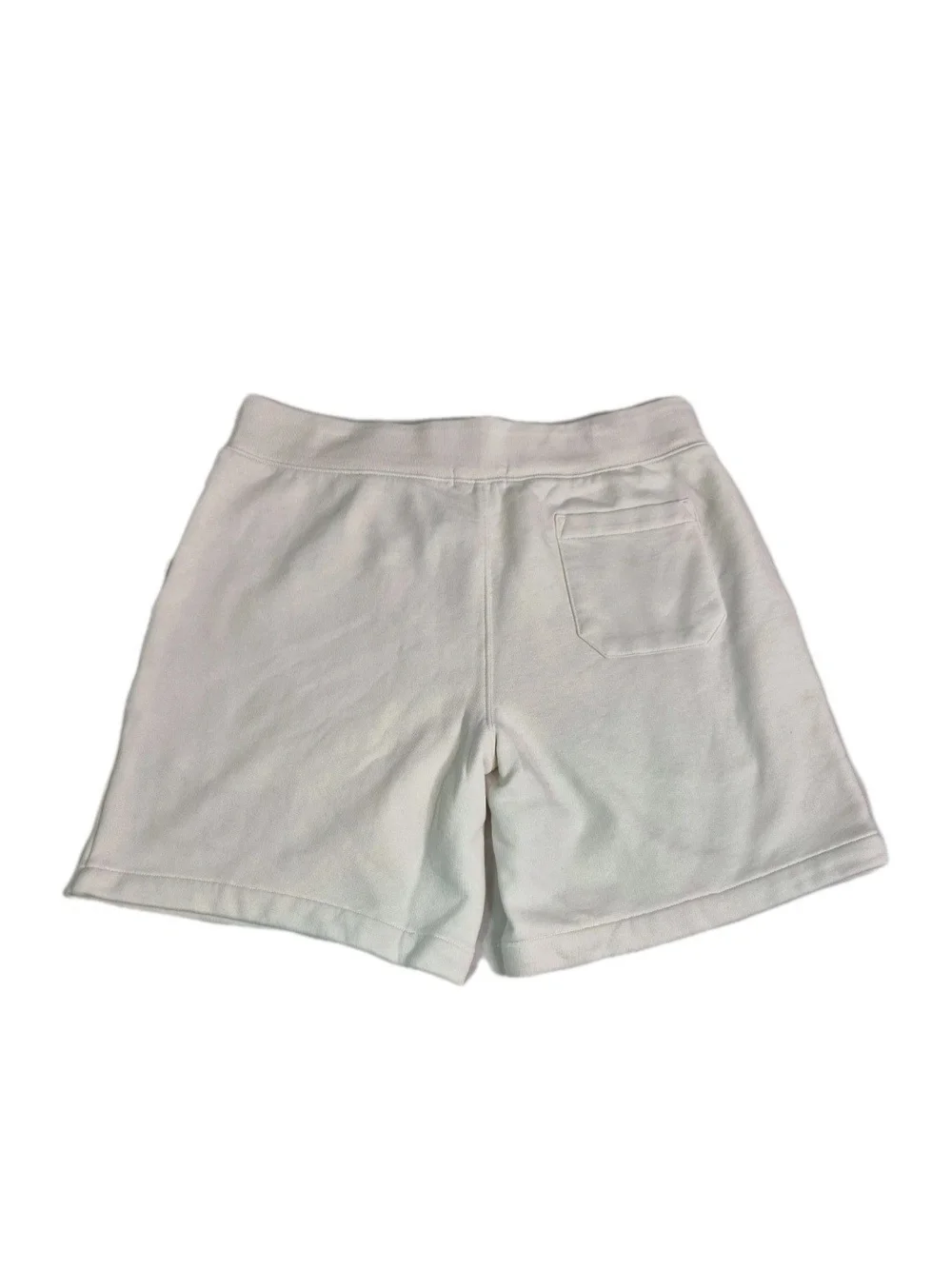 Polo Ralph Lauren Men’s Fleece Shorts Size  XL White Embroidered  7